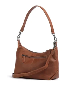 The Chesterfield Brand Wax Pull Up Cow Christie Shoulder bag fine grain cow leather cognac Clearance