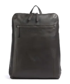 The Chesterfield Brand Wax Pull Up Cow Filmore Backpack 13″ fine grain cow leather dark brown Outlet