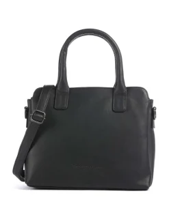 The Chesterfield Brand Wax Pull Up Cow Hermosa Handbag fine grain cow leather black