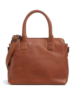 The Chesterfield Brand Wax Pull Up Cow Hermosa Handbag fine grain cow leather cognac