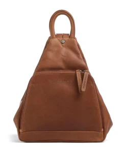 The Chesterfield Brand Wax Pull Up Cow Howard Backpack fine grain cow leather cognac Clearance