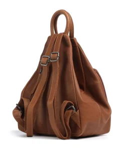 The Chesterfield Brand Wax Pull Up Cow Howard Backpack fine grain cow leather cognac Clearance