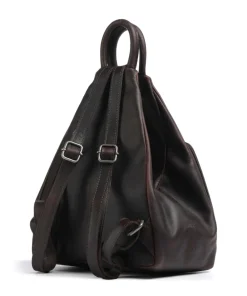 The Chesterfield Brand Wax Pull Up Cow Howard Backpack fine grain cow leather dark brown New