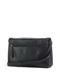The Chesterfield Brand Wax Pull Up Cow Laverton Crossbody bag fine grain cow leather black Hot