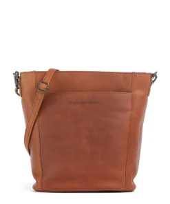 Clearance Wax Pull Up Cow Moore Bucket bag fine grain cow leather Hobo Bags|Crossbody Bags