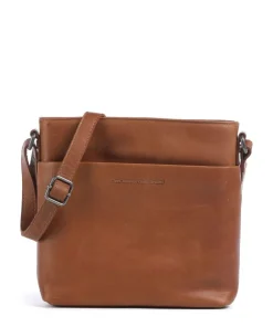 The Chesterfield Brand Wax Pull Up Cow Navene Crossbody bag fine grain cow leather cognac Sale