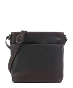 The Chesterfield Brand Wax Pull Up Cow Navene Crossbody bag fine grain cow leather dark brown Hot