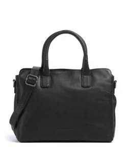 The Chesterfield Brand Wax Pull Up Cow Valmonte Handbag fine grain cow leather black Hot