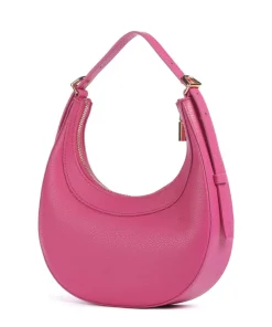 Coccinelle Whisper Shoulder bag grained cow leather fuchsia Discount