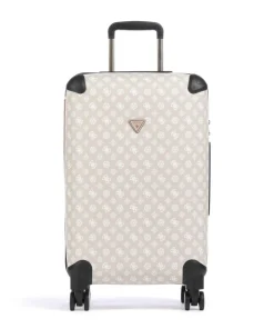 Guess Wilder Spinner (4 wheels) 64 cm beige/white