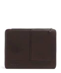 Piquadro Wollem Portfolio grained cow leather dark brown Clearance