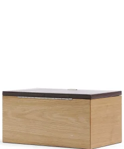 Clearance Wood Jewelry box fine grain cow leather, wood Jewelry Boxes