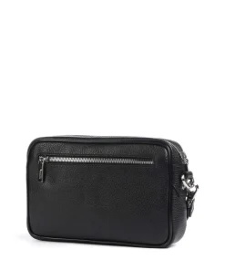 Giudi Wristlet grained calfskin black Discount