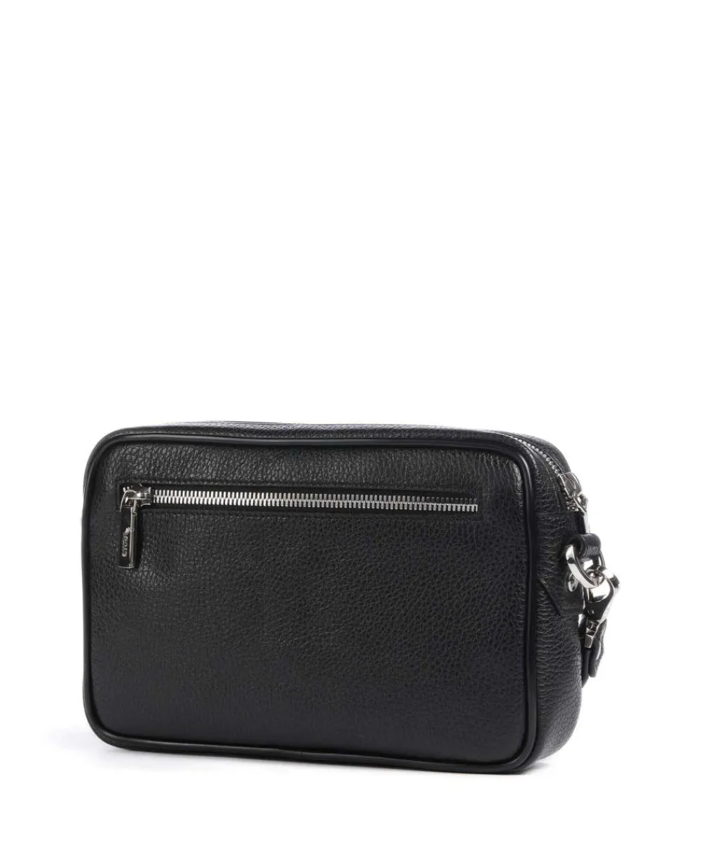 Giudi Wristlet grained calfskin black Discount