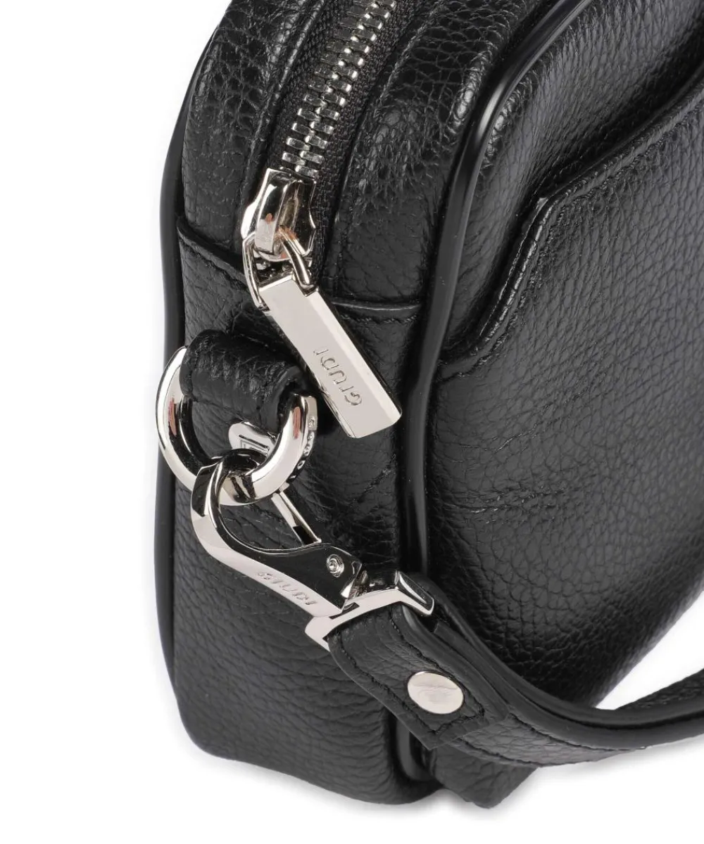 Giudi Wristlet grained calfskin black Discount