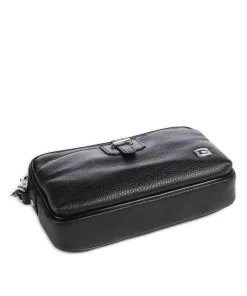 Giudi Wristlet grained calfskin black Discount