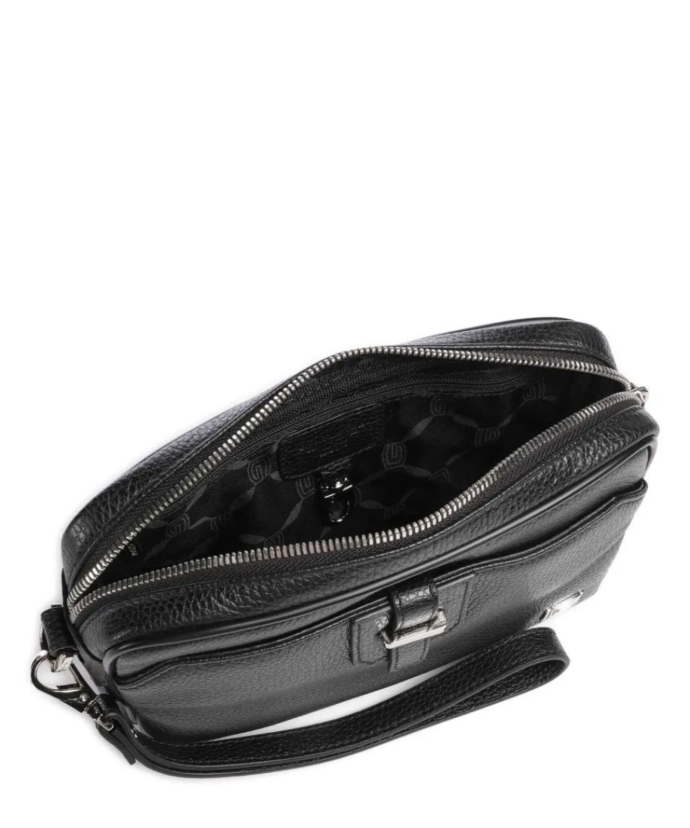 Giudi Wristlet grained calfskin black Discount