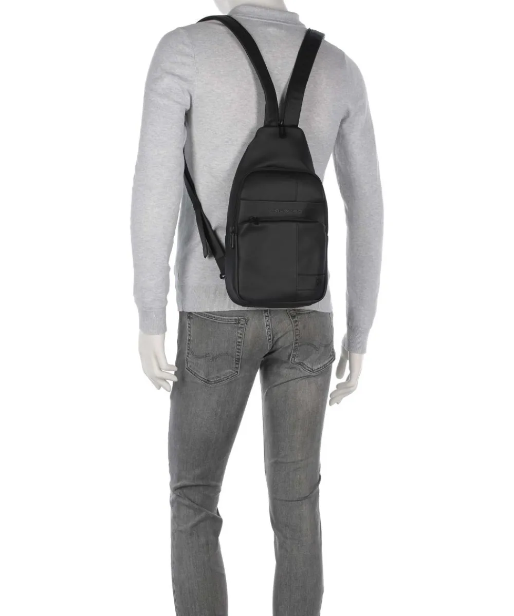Piquadro W129W Sling bag polyurethane black New