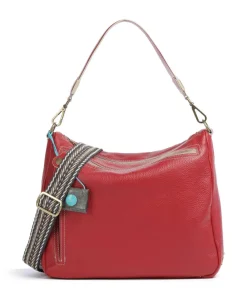 Zante Polly Hobo bag grained calfskin Shoulder Bags|Hobo Bags
