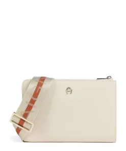 AIGNER Zita Crossbody bag grained cow leather cream Hot