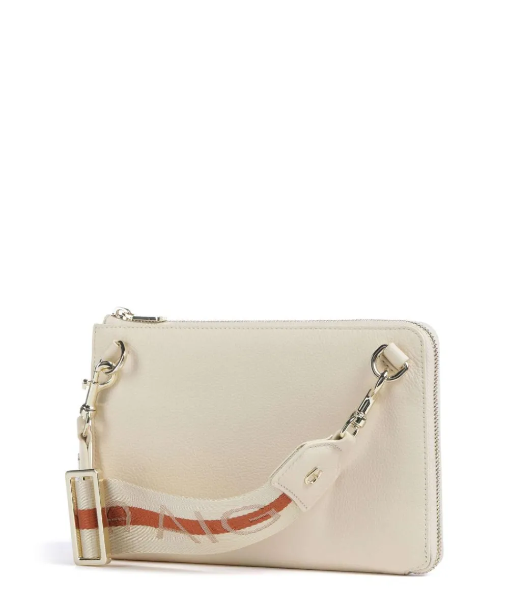 AIGNER Zita Crossbody bag grained cow leather cream Hot