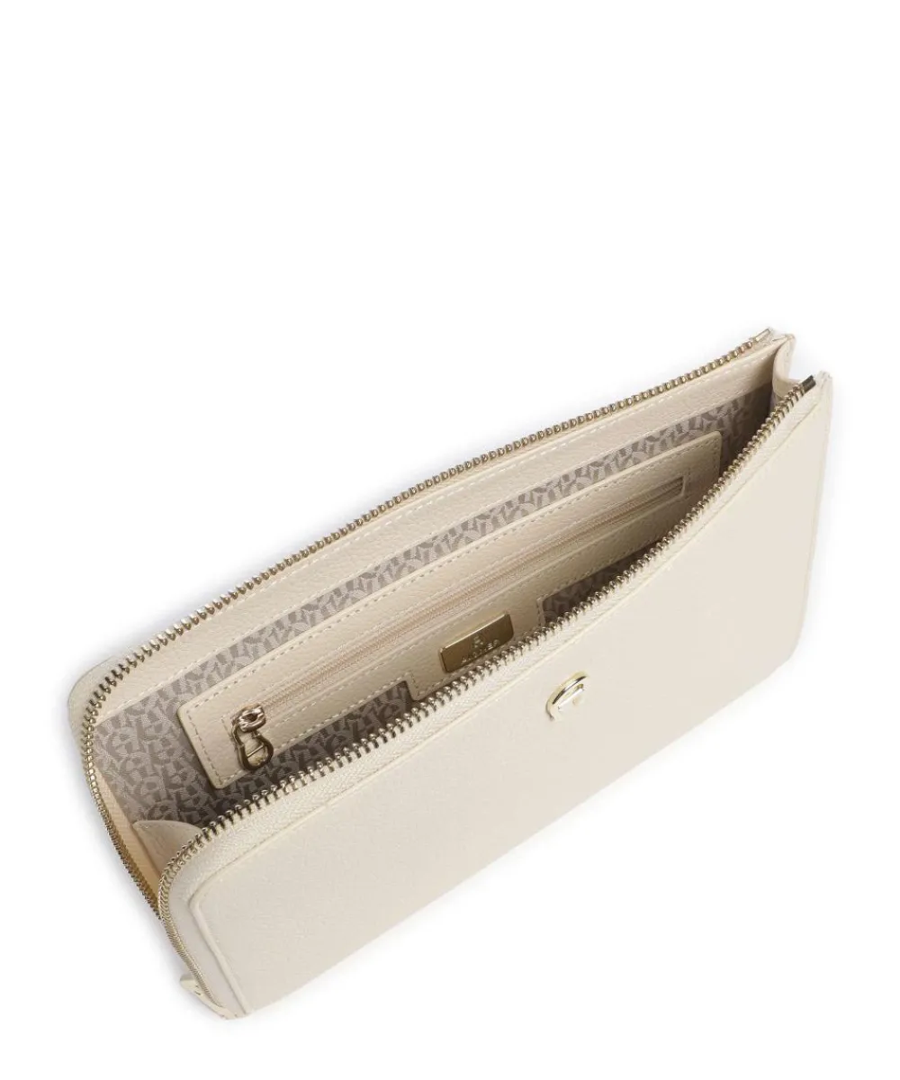 AIGNER Zita Crossbody bag grained cow leather cream Hot