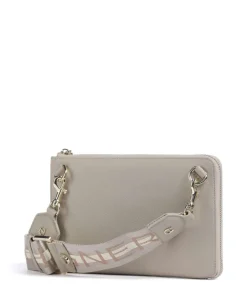 AIGNER Zita Crossbody bag grained cow leather taupe Online