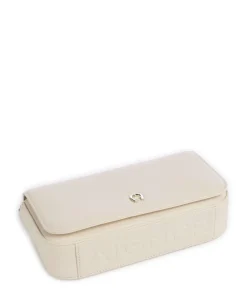 AIGNER Zita S Crossbody bag grained cow leather cream Outlet