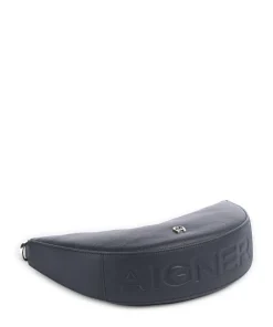 AIGNER Zita S Crossbody bag grained cow leather dark blue Online