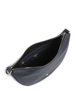 AIGNER Zita S Crossbody bag grained cow leather dark blue Online