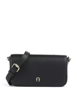 AIGNER Zita S Crossbody bag grained cow leather black Hot