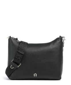 AIGNER Zita S Crossbody bag grained cow leather black Best