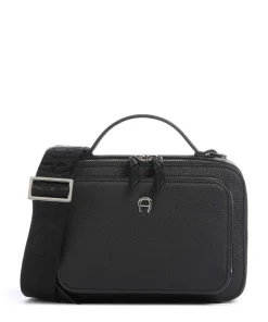 AIGNER Zita S Crossbody bag grained cow leather black Best