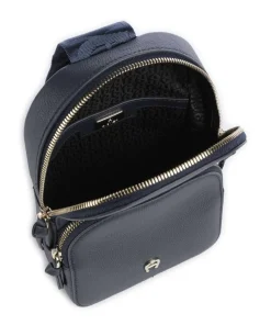 AIGNER Zita Sling bag grained cow leather dark blue Best