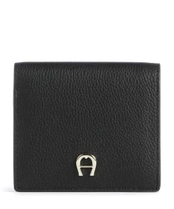 AIGNER Zita Wallet grained cow leather black