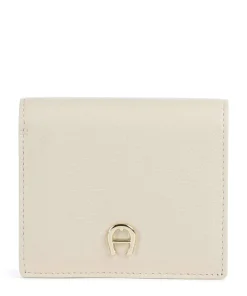 AIGNER Zita Wallet grained cow leather cream Hot